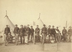 Batterie célèbre "E" du 1er Artillerie - John C. H. Grabill