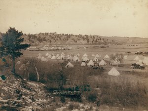 Camp du général Brook près de Pine Ridge - John C. H. Grabill