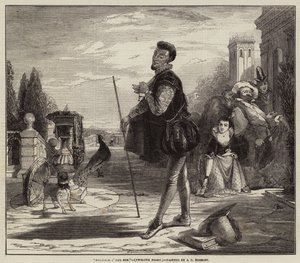 Malvolio au soleil, La Nuit des rois - John Callcott Horsley