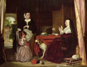 La nouvelle robe, 1865 - John Callcott Horsley
