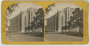 Cathédrale du Saint Nom, Chicago, vers 1870 - John Carbutt