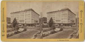 Sherman House, vers 1865
