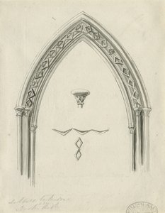 Intérieur de la cathédrale de Lichfield - Arche dans l