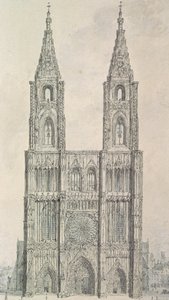 Façade ouest de la cathédrale de Strasbourg - John Carter