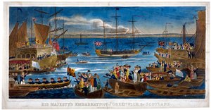 Embarquement de Sa Majesté à Greenwich, pour l
