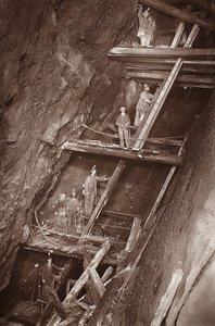 Le Man Engine à la mine de Dolcoath, illustration de 