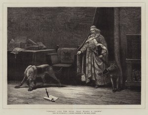 Inquiète est la tête qui porte une couronne