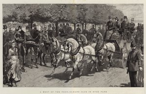 Une rencontre du Four-in-Hand Club à Hyde Park - John Charlton