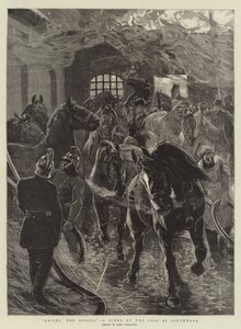 Sauvetage des chevaux, une scène lors de l