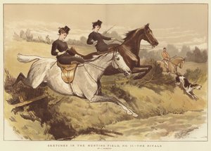 Croquis sur le terrain de chasse, n° II, les rivaux