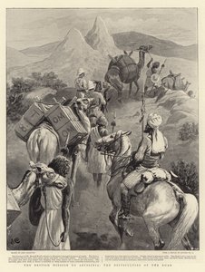 La mission britannique en Abyssinie, les difficultés de la route