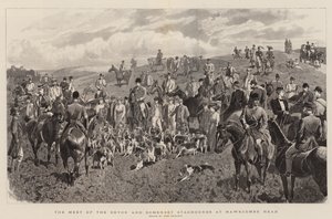Le Rendez-vous des Chasseurs de Cerfs du Devon et du Somerset à Hawkcombe Head