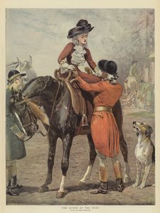 La Reine de la Chasse (chromolithographie)