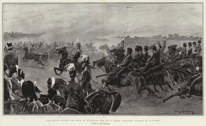 La Revue devant le Shah à Woolwich, l