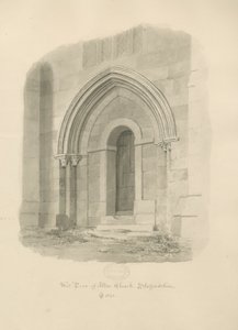 Église Alton - Porte Ouest - John Chessell Buckler