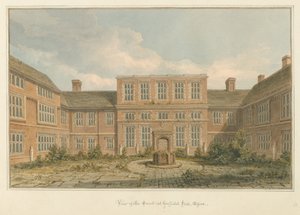 Essex - Gosfield Hall - La cour - John Chessell Buckler