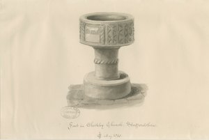 Fonts baptismaux dans l