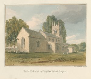 Norfolk - Église de Houghton - John Chessell Buckler