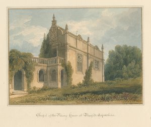 Oxfordshire - Burford - Chapelle de la Maison du Prieuré, 1821 - John Chessell Buckler