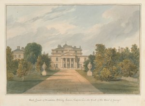 Oxfordshire - Middleton Stoney House, 1827 - John Chessell Buckler