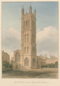 Somerset - Bristol - Église Saint-Étienne - John Chessell Buckler