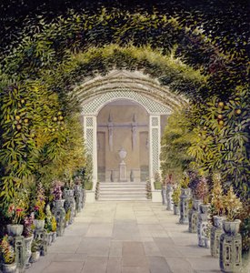 La serre à Bromley Hill, Kent - John Chessell Buckler