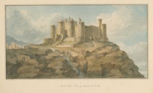 Pays de Galles - Mouthshire - Château de Harlech, 1800
