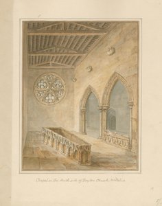 Wiltshire - Église de Boyton - Chapelle, 1812 - John Chessell Buckler