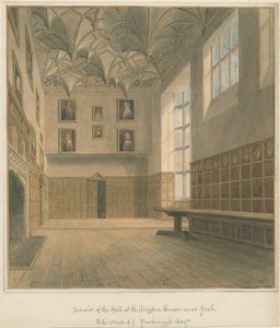 Yorkshire - York - Intérieur de Heslington House, 1818 - John Chessell Buckler