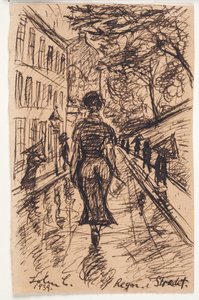 Pluie dans la rue