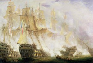La Bataille de Trafalgar, vers 1841 - John Christian Schetky