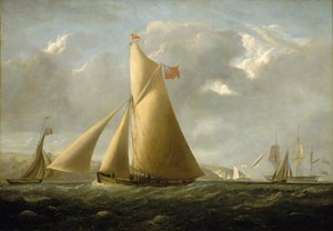 Le yacht à voile 