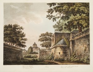Intérieur des fossés de la Bastille, partie de l