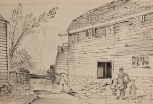 Moulin près de Ditton - John Claude Nattes