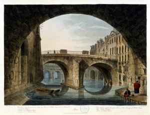 Paris: le petit pont - dans "Paris vu par J.C. Mats", éd. Miller, Londres - John Claude Nattes