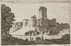 Château de Borthwick depuis l