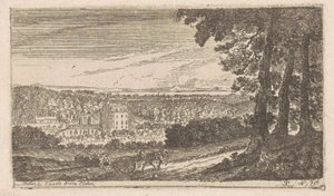 Château de Melville depuis Eldin - John Clerk, of Eldin