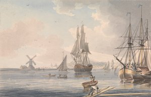 Chantier naval de Deptford, Kent - John Cleveley the Younger