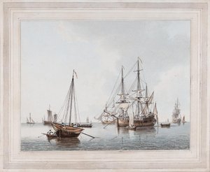 John Cleveley the Younger - La navigation dans le calme - 10704 - John Cleveley the Younger