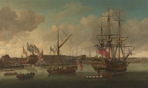 Lancement à Deptford - John Cleveley the elder