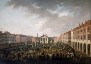 Covent Garden Piazza et Marché, c. 1775