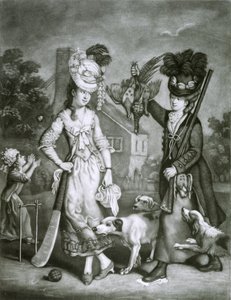 Miss Wicket et Miss Trigger, 1778 - John Collet
