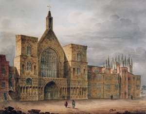 Entrée du Westminster Hall, 1807 - John Coney