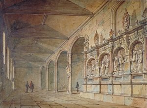 Intérieur de la chapelle de Saint-Pierre-aux-Liens, Tour de Londres, 1814 - John Coney