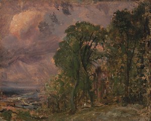 Vue à Hampstead par temps orageux - John Constable
