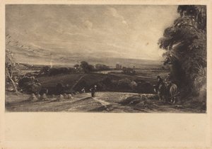 Coucher de soleil automnal - John Constable