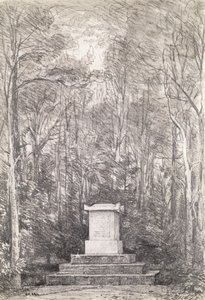 Cénotaphe de Sir Joshua Reynolds à Coleorton Hall, Leicestershire, 1823 - John Constable