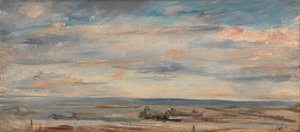 Étude de nuages, tôt le matin, regardant vers l