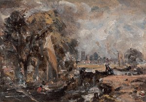 Écluse de Dedham - John Constable