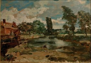 Le moulin de Flatford vu de l